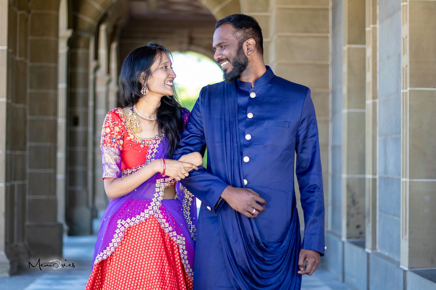 Couple portrait photographed in elegant natural light